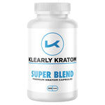 Klearly Kratom Super Blend Capsules - 500 Count Bottle